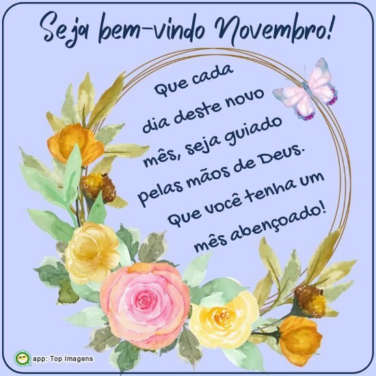 Seja bem-vindo Novembro