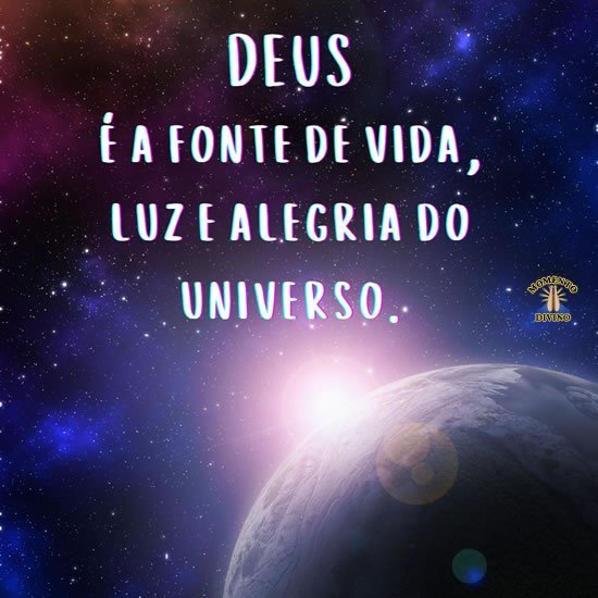 Deus é a fonte de vida