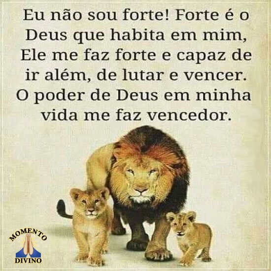 O poder de Deus me faz vencedor