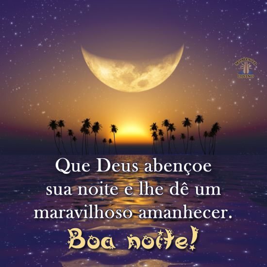 Que Deus abençoe sua noite