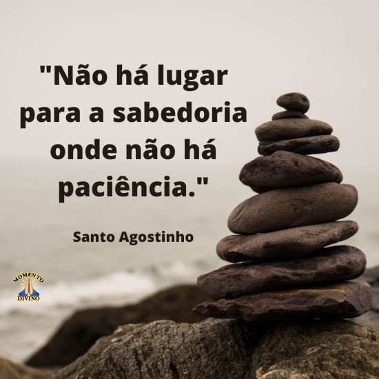 Sabedoria e paciência