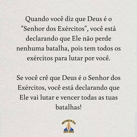 Senhor dos exércitos