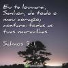 Eu te louvarei Senhor