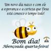 Bom dia e abençoada Quarta-feira